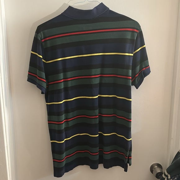 Polo Ralph Lauren Collared Shirt - Short Sleeve - Multi Colored Striped - XL - Picture 4 of 4